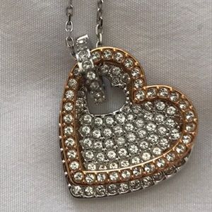 Swarovski hearts necklace